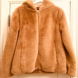 Rachel Zoe  Faux fur Hooded Teddy